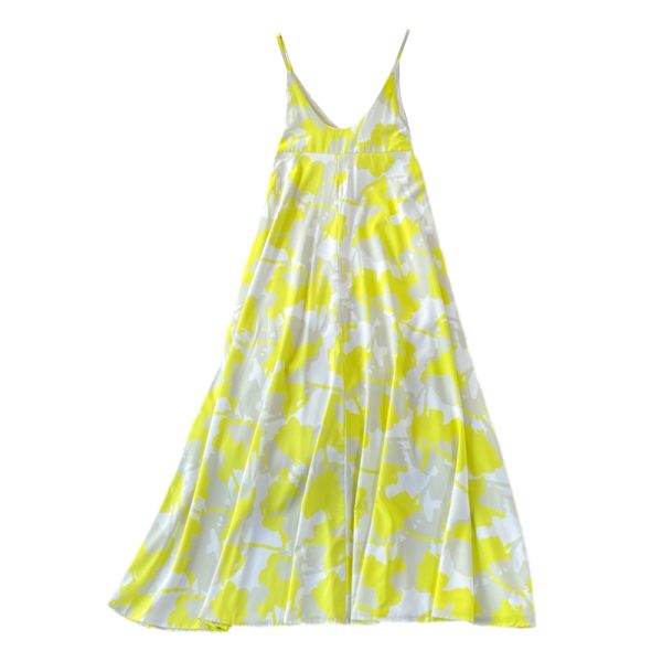 V-neck Printing Slip Dress Women 'S Summer Loose Belly-Covering Seaside Holiday Beach Skirt Over The Knee Swing Long Dress - Image 6